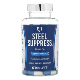 Steel Suppress Supresor de Apetito Steel Fit 90 Cpsulas Sin Sabor                                                                                     