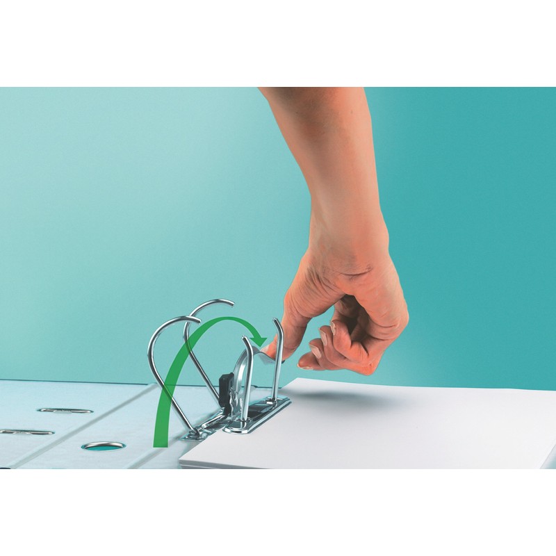 Leitz Lever Arch File, Metallic Pink, A4, 80mm Spine Width,