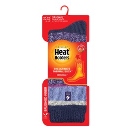 HEAT HOLDERS - Women's Extra Warm Inner Fluffy Thermal Socks for Gift | Socks for Winter, Indigo Night (Provence)