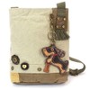 Chala Patch Crossbody Bag - "Weiner Dog" - Sand