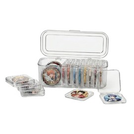 Patch Display 12 Compartment Acrylic Button Display Case for Pins Artist
