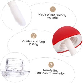 40 Piezas Botella De Brillo De Labios Tubos Vacíos De Brillo De Labios Contenedor De Lápiz Labial De Brillo De Labios Tubo De Lápiz Labial Corazón Tubos De Brillo De Labios