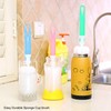50pcs Bottle Sponge Brush Long Handle Cup Cleaning Sponge Brush