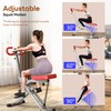 SogesHome Squat Machine Rowing Machines for Home Foldable, Fitness Rowing