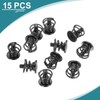 sourcing map GPU Spring Screws, 15pcs M2x6.5mm 5.5mm Spring OD