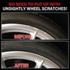 Wheel Scratch Repair Kit, Matte Black Rim Touch Up Paint,
