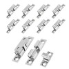 Uenhoy 10 Pcs Solid Brass Cabinet Door Catch, Dual Ball