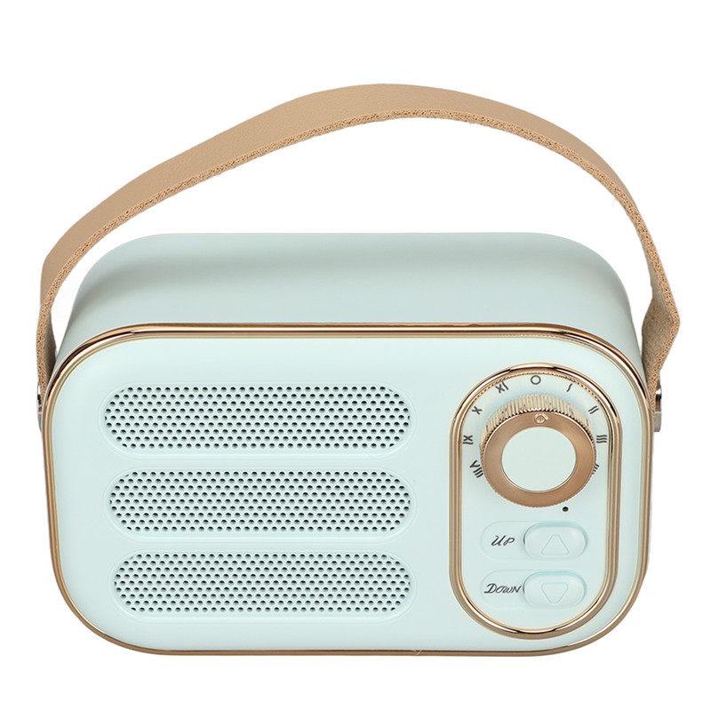 Bluetooth Speaker Stereo HiFi Sound USB Charging Retro Portable Wireless