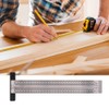 Woodworking Ruler Right Angle Stainless Steel Line Locator Carpenter Measuring