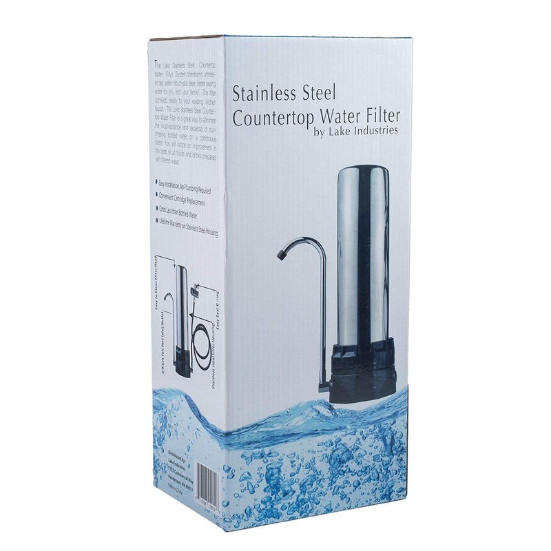 Lake Industries Stainless Steel Countertop Water Purifier Filter (10 Micron