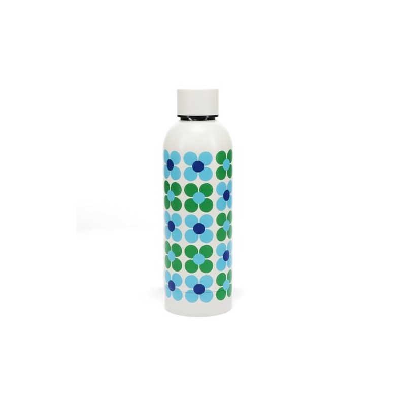Rex London Thermos Flask Insulated Flask Daisy Blue/Green Stainless Steel