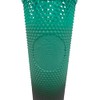 Starbucks Green Gradient Studded Acrylic Tumbler Fall Winter Holiday 2022