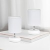 Maykoosh Zenzone Petite Circle Table Lamp 2 Pack Set, White