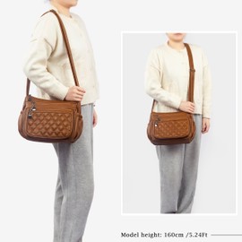 VOLGANIK ROCK Handbags for Women Ladies Handbags Soft PU Leather Shoulder Bags Women with Multi Pockets Crossbody Bags for Women Travel Handbags Everyday Bags Gift for Women