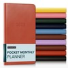 Harbor Pocket Monthly Planner 2025-2026, Calendar Planner and Notebook, Durable