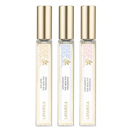 Lavanila Roller Perfume Set of 3 (10ml Each), Includes Pure Vanilla + Vanilla Coconut + Vanilla Grapefruit - The Healthy Fragrance for Women, Clean and Natural
