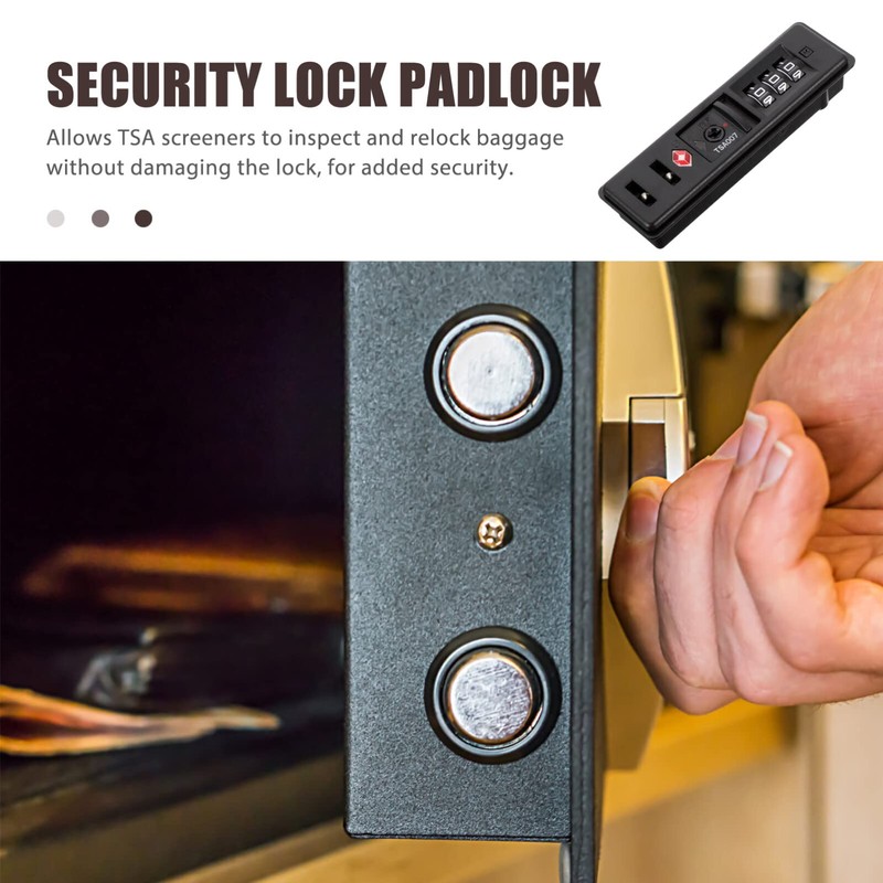 ULTECHNOVO Tsa Security Lock Customs Code Lock Luggage Travel Lock