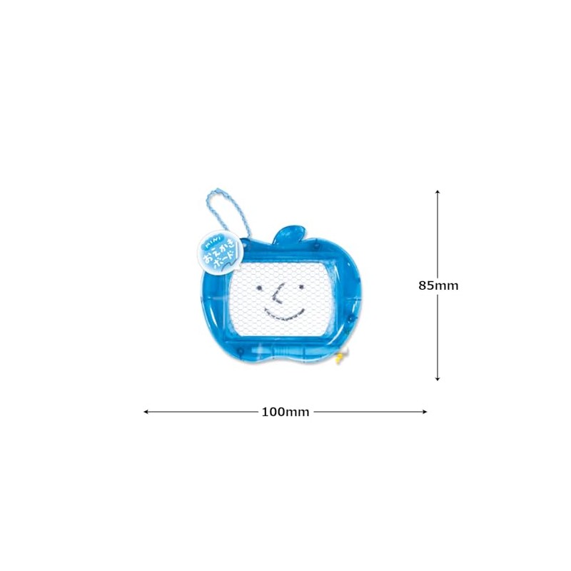 Coolia Key Holder & Mascot Mini Drawing Board, Aqua Blue