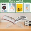 Ranjaner Acrylic Book Stand Clear X-Shaped Holder for Cookbook Reading