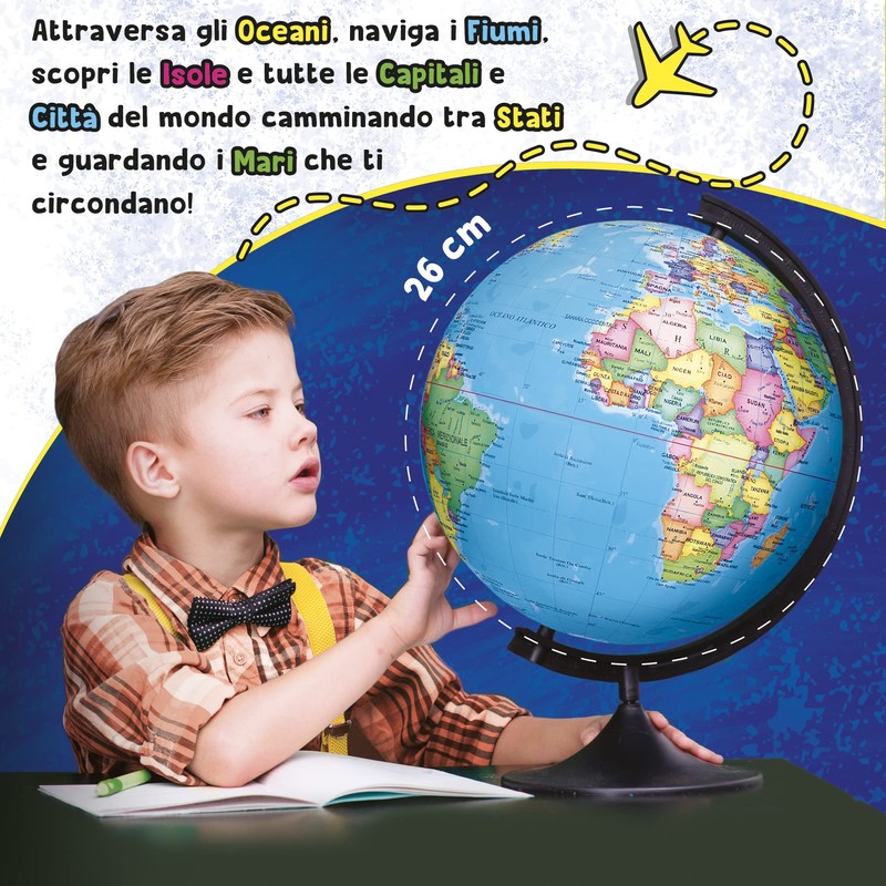 Lisciani Spiele I'm in Genius My First World Map, 100095