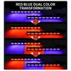 162 LED Dual Car Windshield Strobe Warning Light Bars, 12–24V