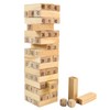 PIWOSGOL Wooden Wobble Tower 48 Building Blocks for Stacking, Stacking