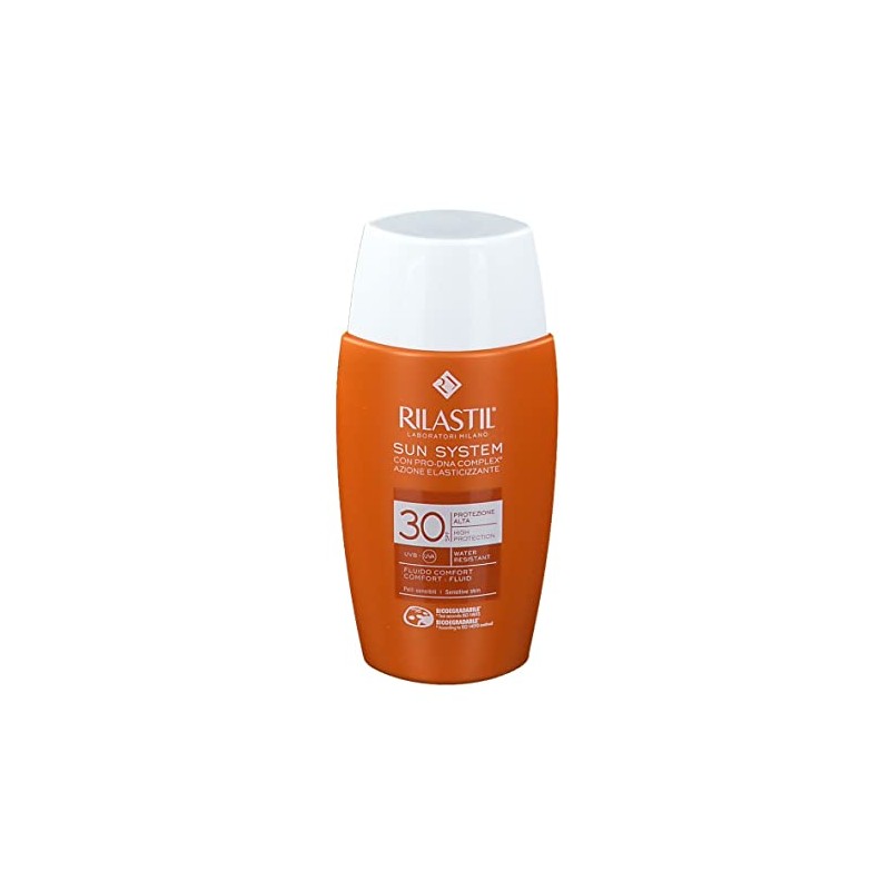 Rilastil Sun System Water Touch Fluid Comfort, Moisturising and Antioxidant,