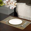 Loom and Mill Luxury Chenille Placemats, Set of 6 Modern