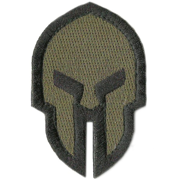Molon Helmet Tactical Patch - 3"x2" - Olive Drab