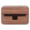 Case for WF 1000XM5 Walnut Wood Handcrafted Fall and Bump