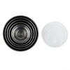 5 Pcs Stainless Steel Food Storage Containers With Plastic Lids,