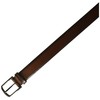 Perry Ellis Portfolio Park Ave - Cinturón para hombre, marrón