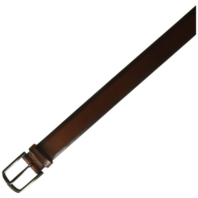 Perry Ellis Portfolio Park Ave - Cinturón para hombre, marrón