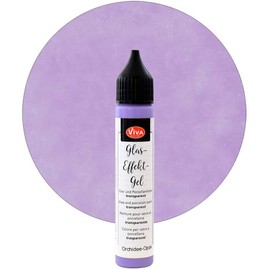 Viva Decor Glass Effect Gel, 25ml, Orchid Opaque