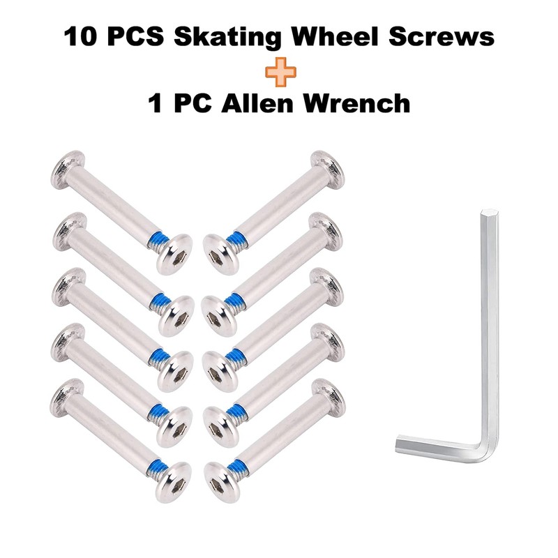 10 PCS Skating Screws Inline, Inline Skate Replacement, Inline Skate