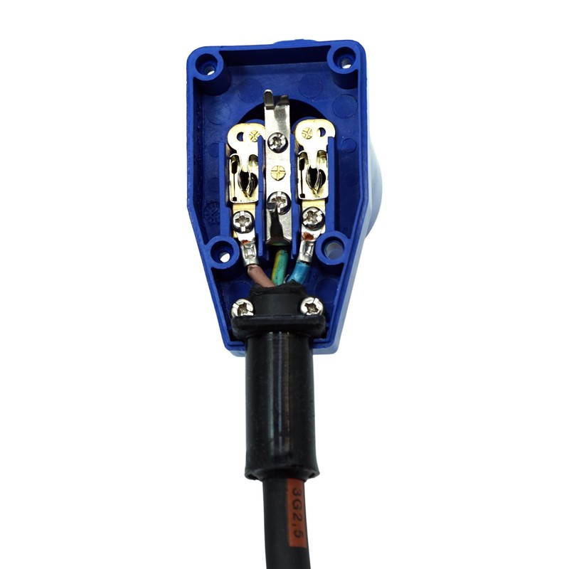 Event-Kabel&more – CEE-Camping-Verlängerungskabel 3x1,5mm² mit CEE-Stecker & Winkelkupplung mit integrierter