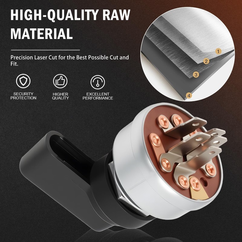 Switch Starter Ignition Switch with Handle Lever 4 Position 5