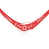 Bandel banderu Cross Necklace, Cross Bracelet Red X White ,