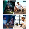REENUO Portable Camping Fan, Small Tent Fan with Hanging Hook,