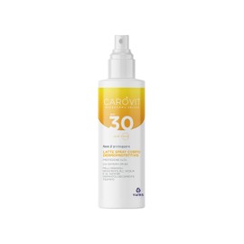 Milk Body Milk SPF30 Sun Protection Against UVA and UVB + with Contrasting Effect of Skin Ageing, Carovit Solar Programme, 200 ml Bottle