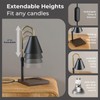 Adjustable Candle Warmer Lamp with Timer, Height and Brightness Control,