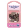 Hemline Jeans Buttons 16mm - Bronze, pk of 6 sets