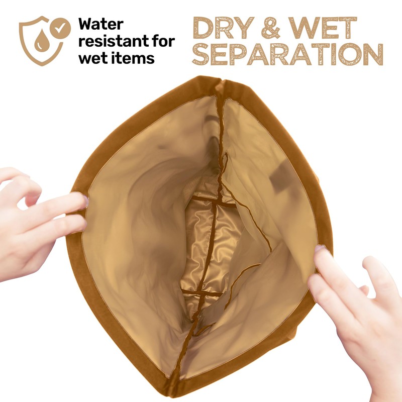 Living in a Bubble Wet Dry Laundry Bag – Portable
