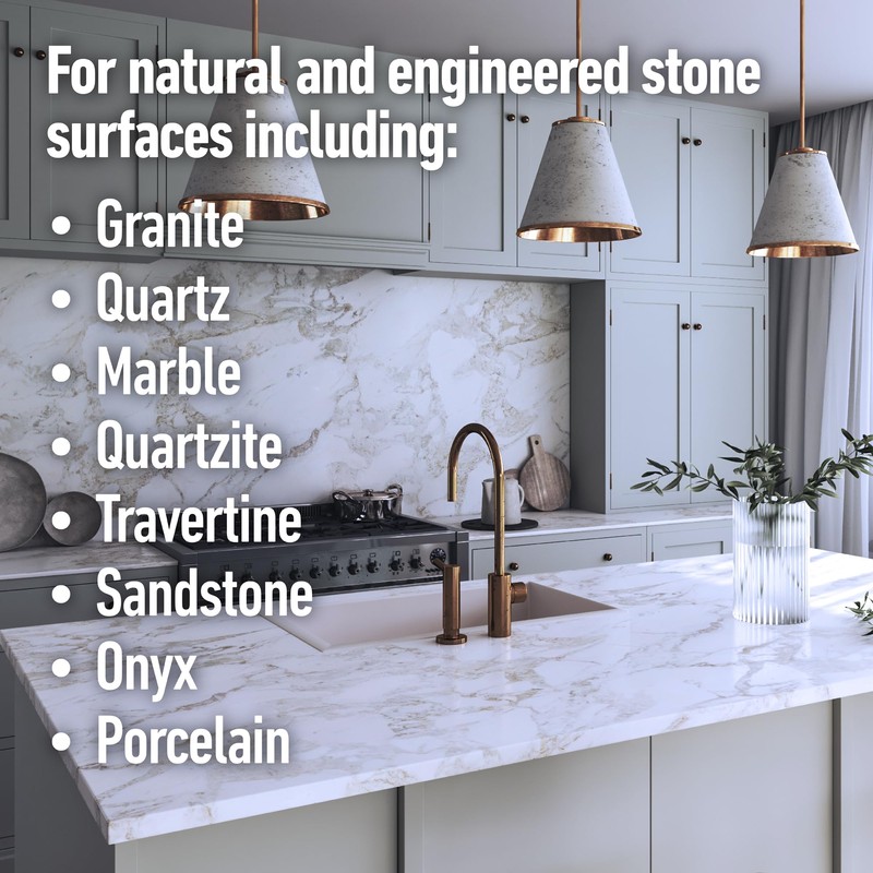 Miracle Sealants Clean Shine & Protect Spray for Granite, Stone,