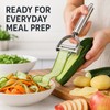Multifunction Vegetable Peeler for Kitchen Prep – Stainless Steel Double-Head