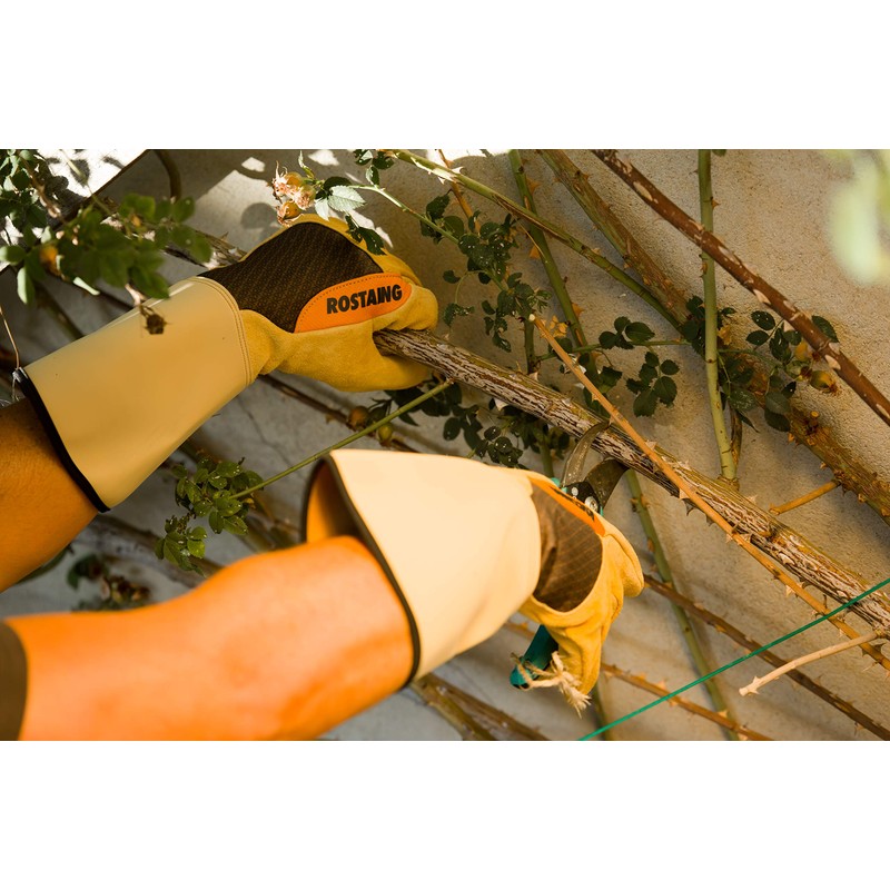 ROSTAING Handschuhe RONCIER - Ein Paar Gartenhandschuhe - Lederschutz -