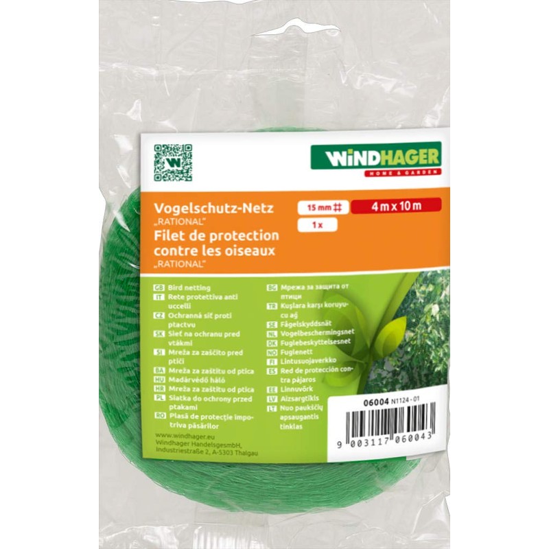 Windhager Rational Bird Protection Net, Pond Net, Leaf Net, Mesh