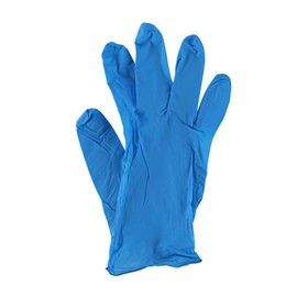 Boardwalk 395MCTA 5 mil. Disposable Powder-Free Nitrile Gloves - Medium, Blue (1000/Carton)