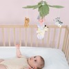 The Peanutshell Crib Mobile for Girls - Soft Pink Musical
