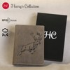 Harrys-Collection ID Wallet with Deer RFID, dark brown